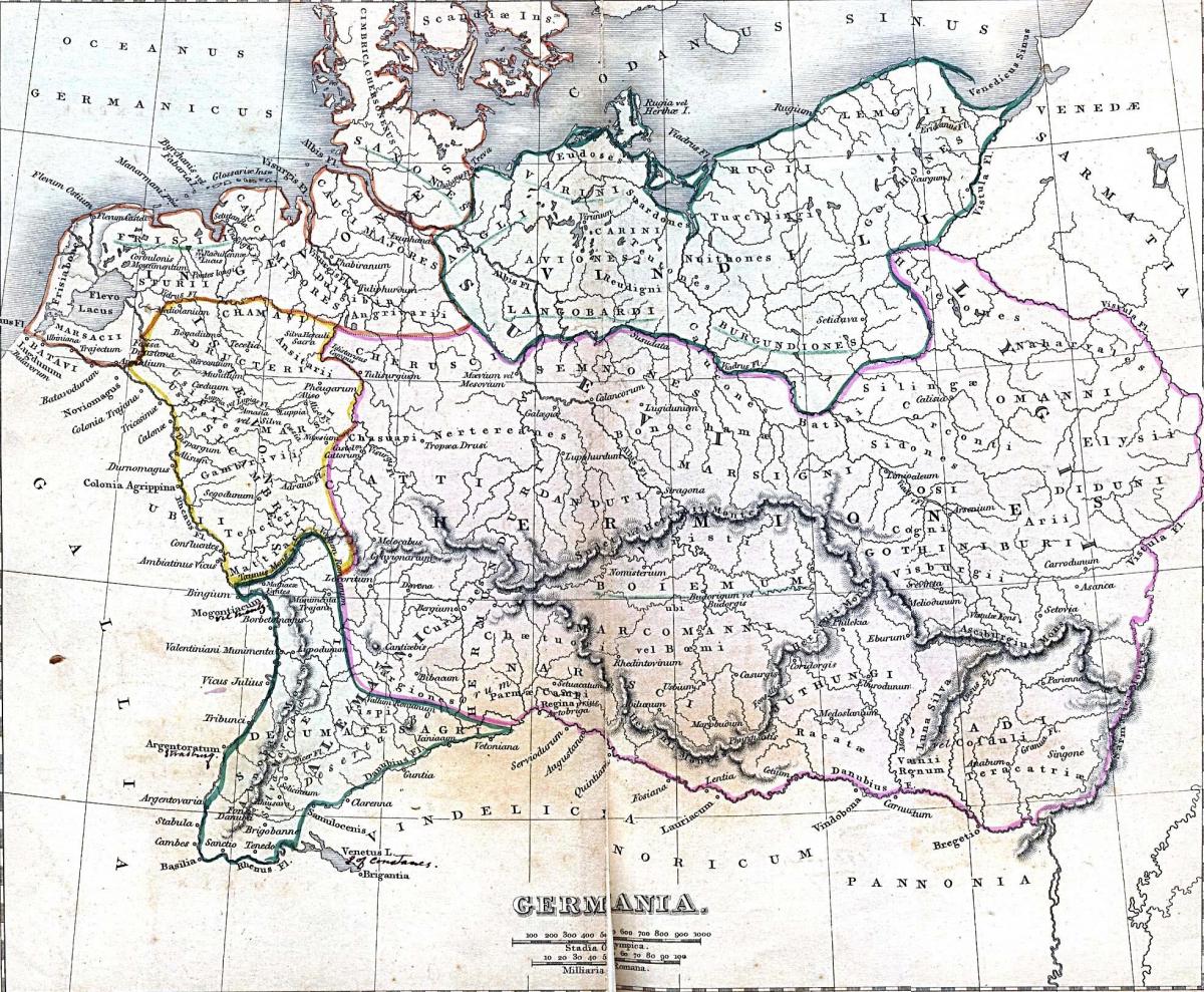 Историческая карта Германии