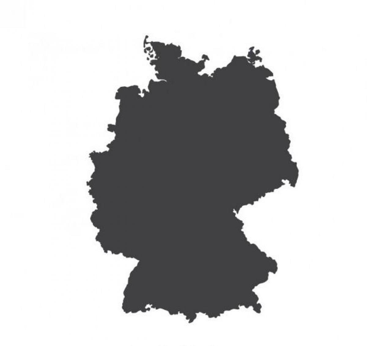 векторная карта Германии