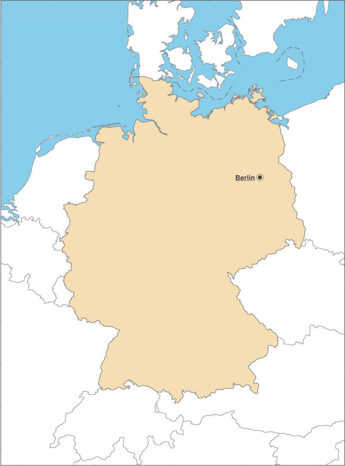 карта столицы Германии